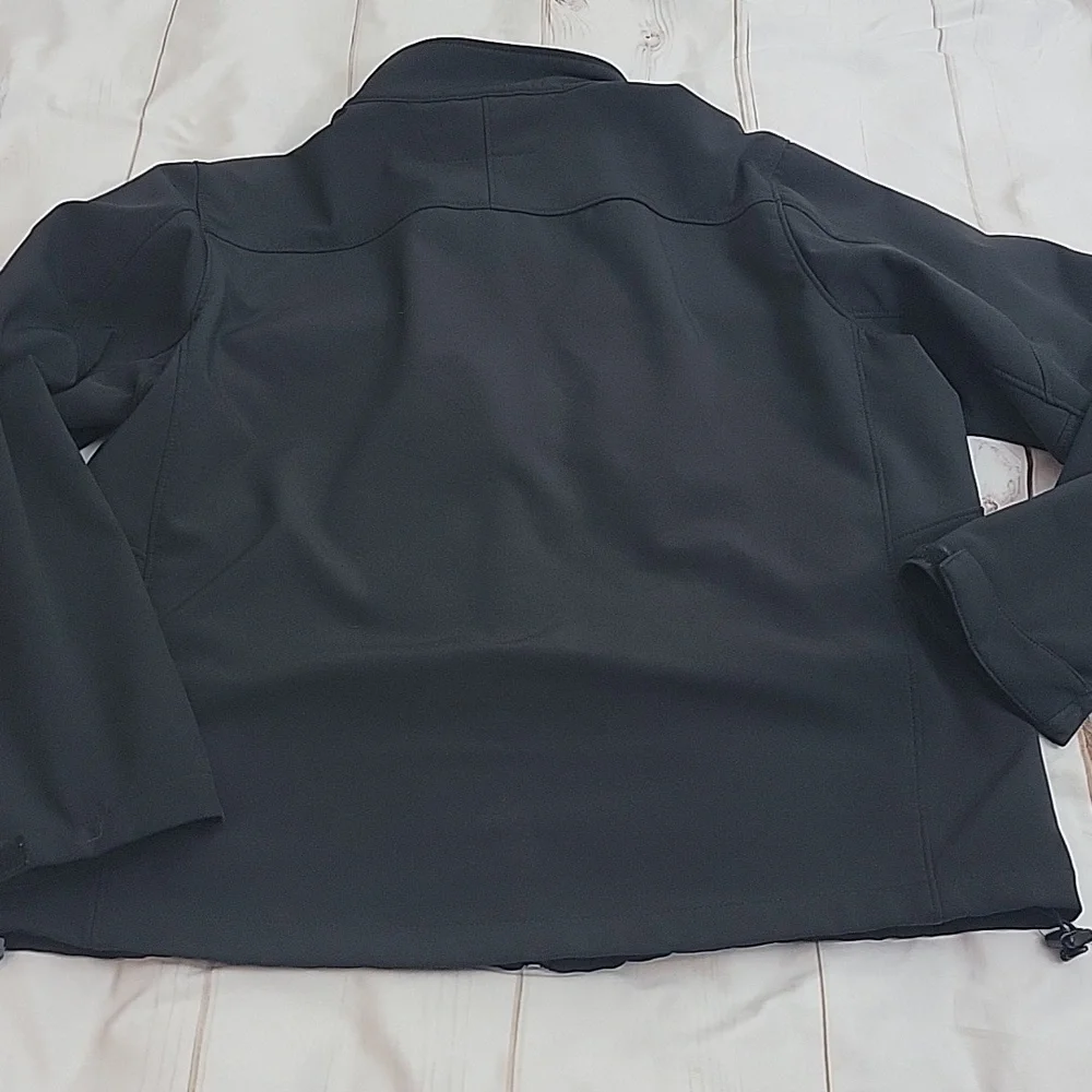 Zeroxposur Mens Black Winter Coat Waterproof Windproof Lined Ski Ready size XL